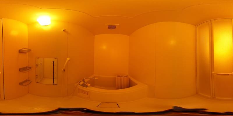 パノラマ画像バスルーム