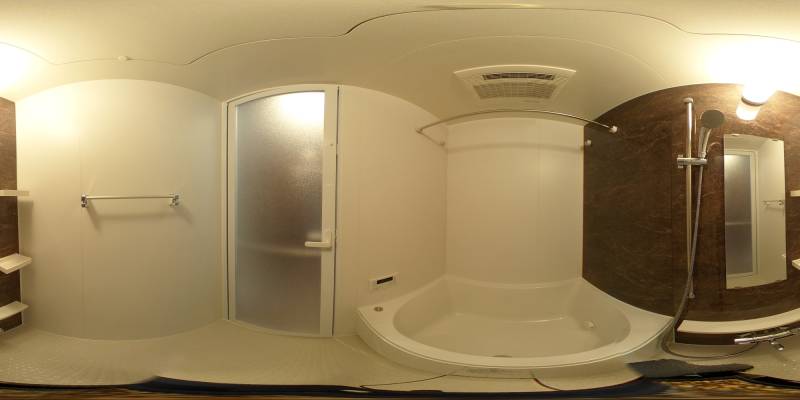 パノラマ画像バスルーム