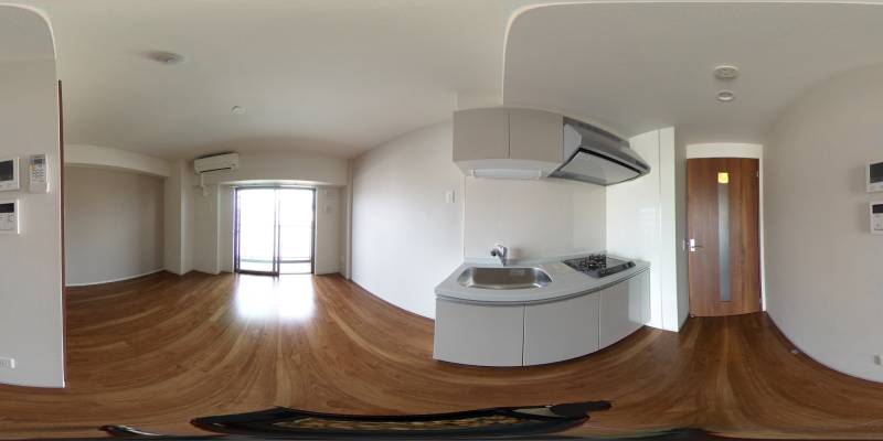 パノラマ画像キッチン