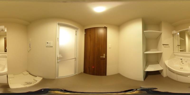 パノラマ画像洗面所