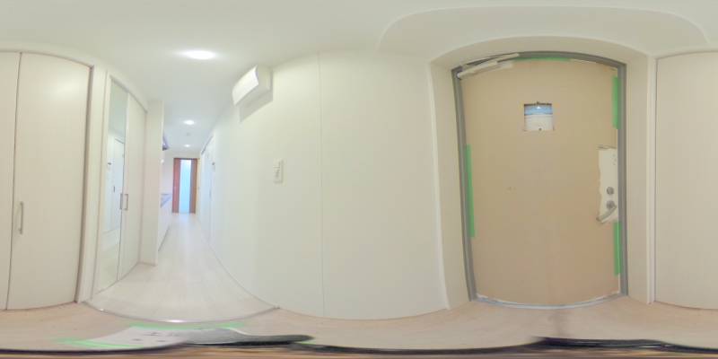 パノラマ画像玄関