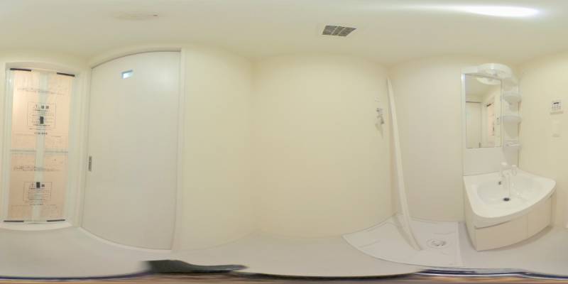 パノラマ画像洗面所