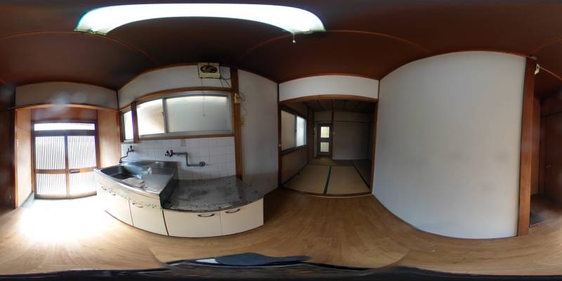 パノラマ画像キッチン