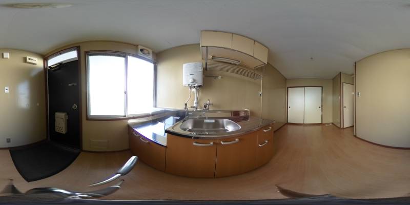 パノラマ画像キッチン