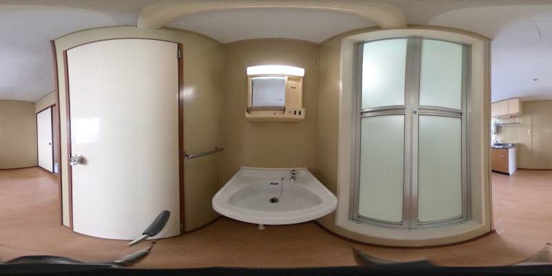 パノラマ画像洗面所