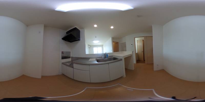 パノラマ画像キッチン