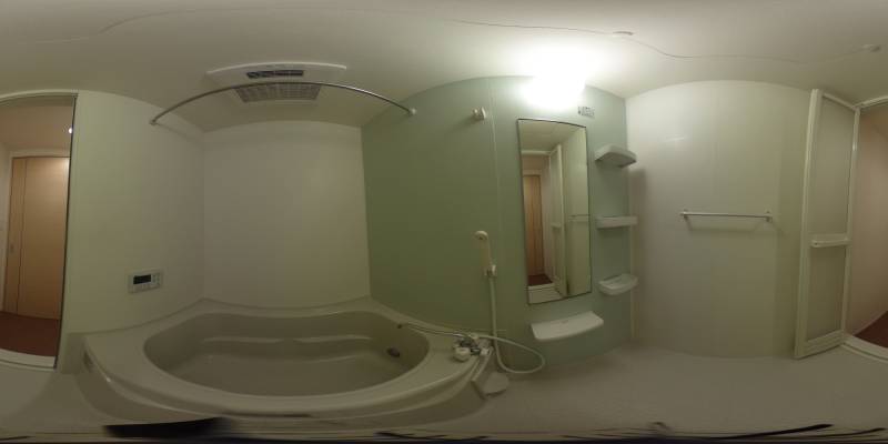 パノラマ画像バスルーム