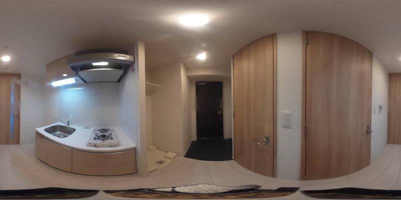 パノラマ画像キッチン