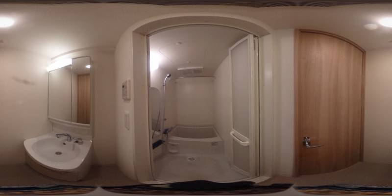 パノラマ画像洗面所