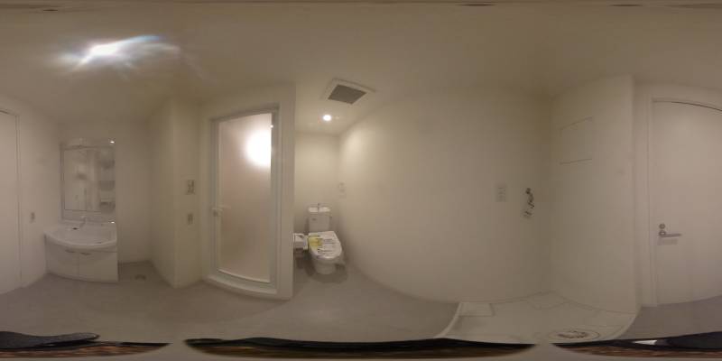 パノラマ画像洗面所