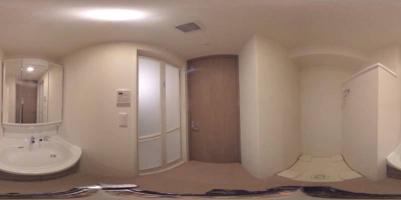 パノラマ画像洗面所