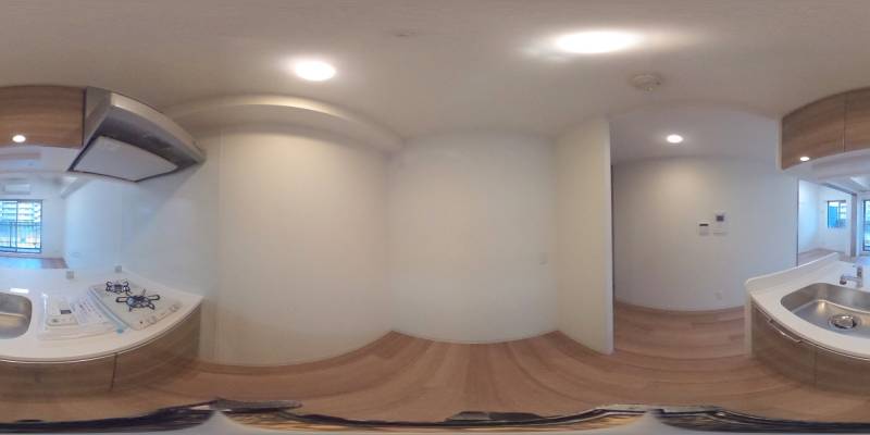 パノラマ画像キッチン