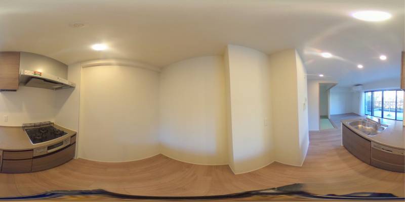 パノラマ画像キッチン