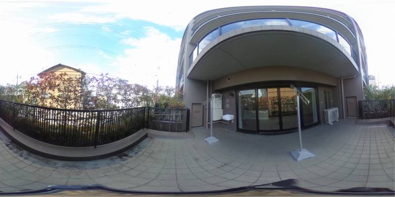 パノラマ画像バルコニー