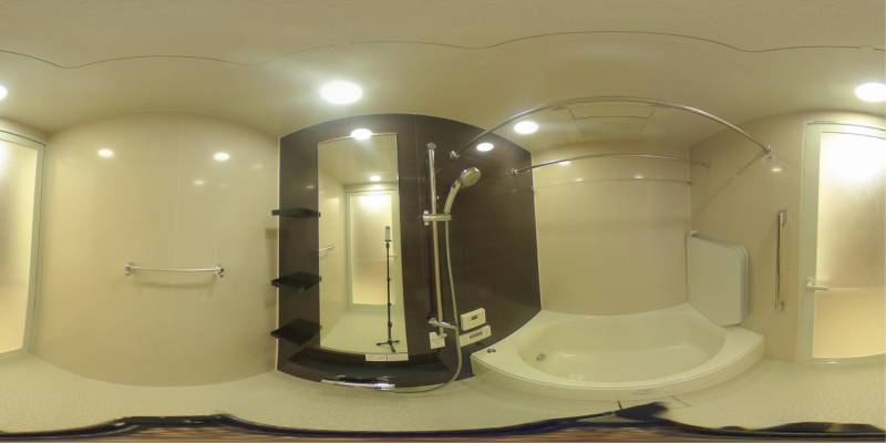 パノラマ画像バスルーム