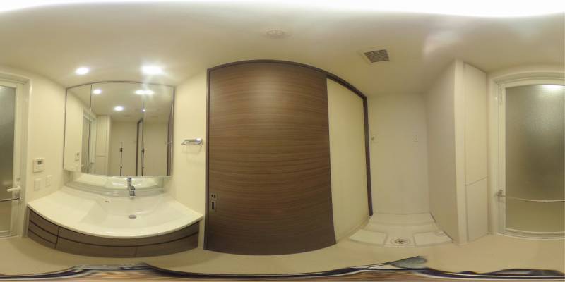 パノラマ画像洗面所