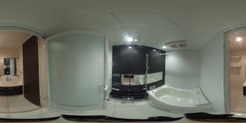 パノラマ画像バスルーム