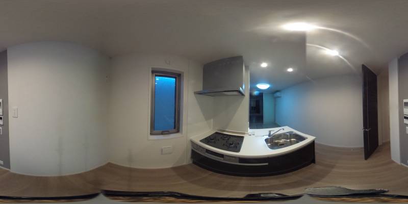 パノラマ画像キッチン