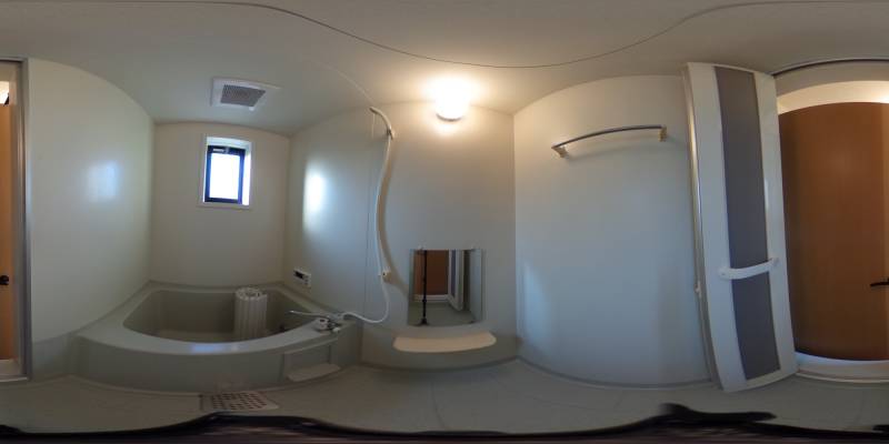 パノラマ画像バスルーム