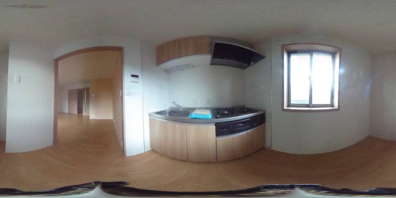 パノラマ画像キッチン