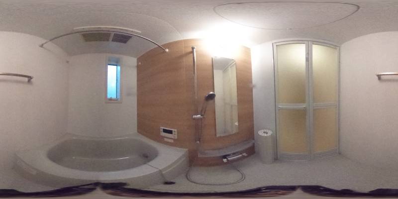 パノラマ画像バスルーム