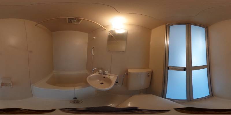 パノラマ画像バスルーム