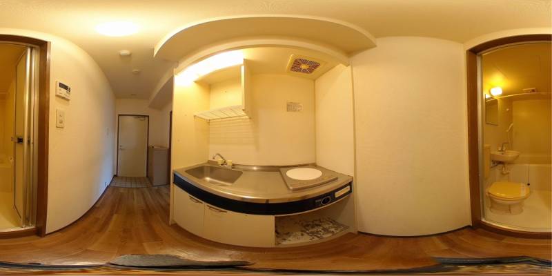 パノラマ画像キッチン