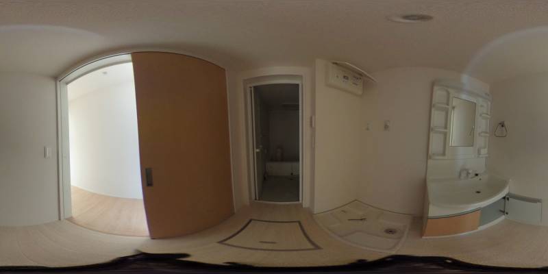 パノラマ画像洗面所