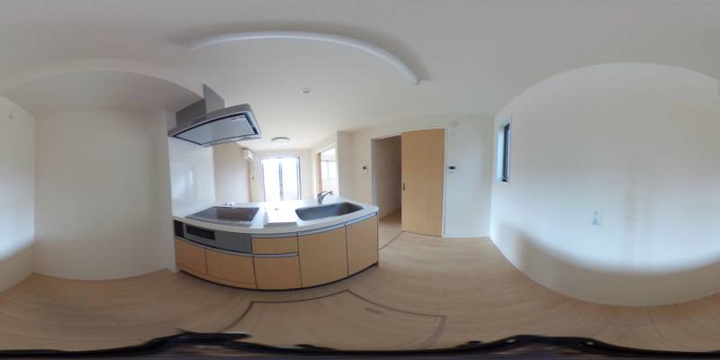 パノラマ画像キッチン