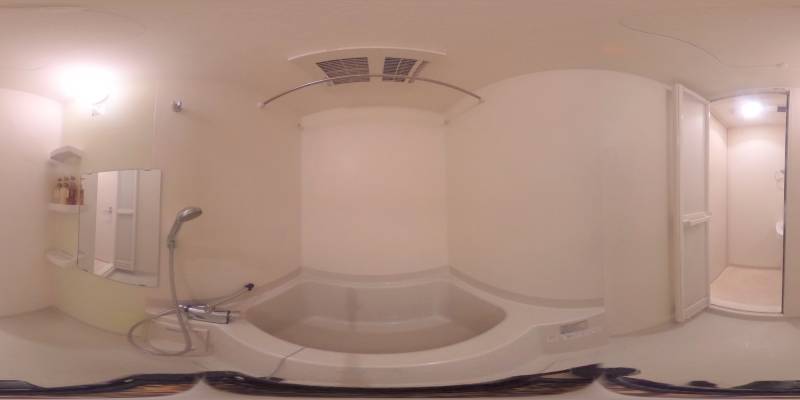 パノラマ画像バスルーム