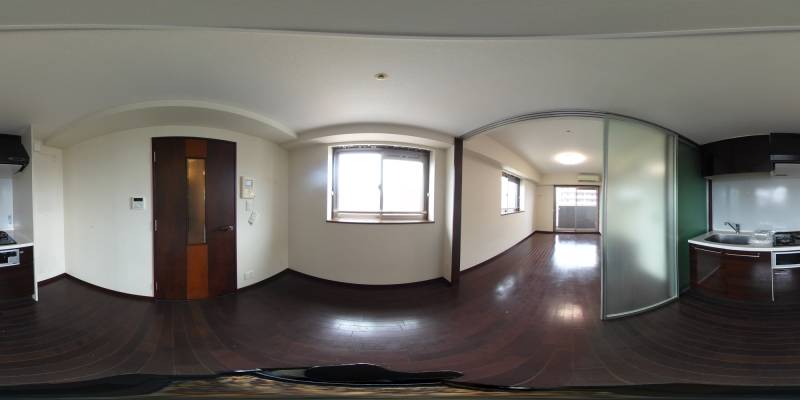 パノラマ画像キッチン