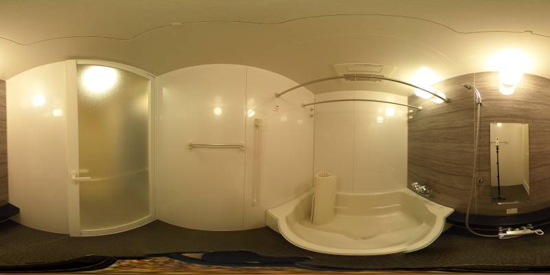 パノラマ画像バスルーム