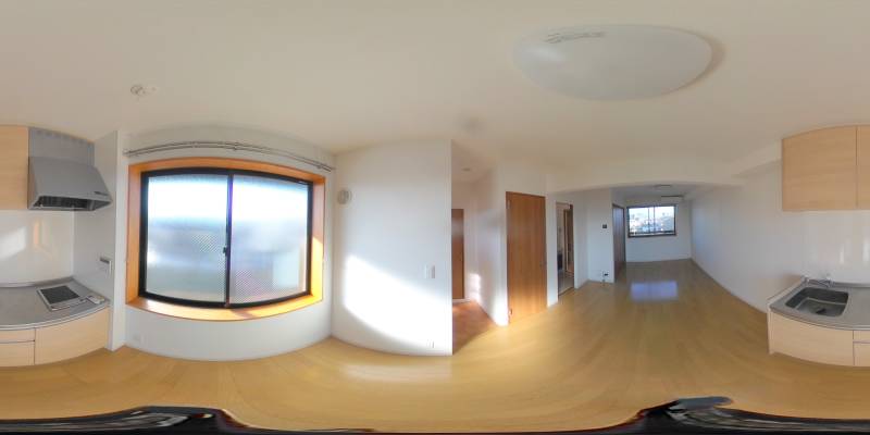 パノラマ画像キッチン