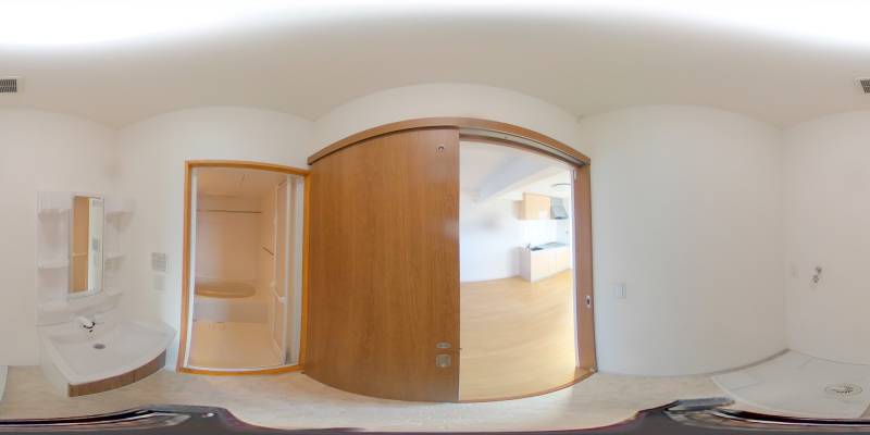 パノラマ画像洗面所