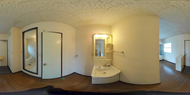 パノラマ画像洗面所