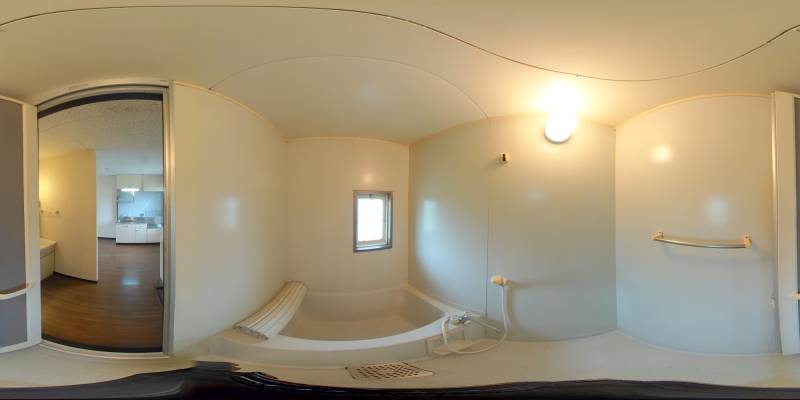 パノラマ画像バスルーム