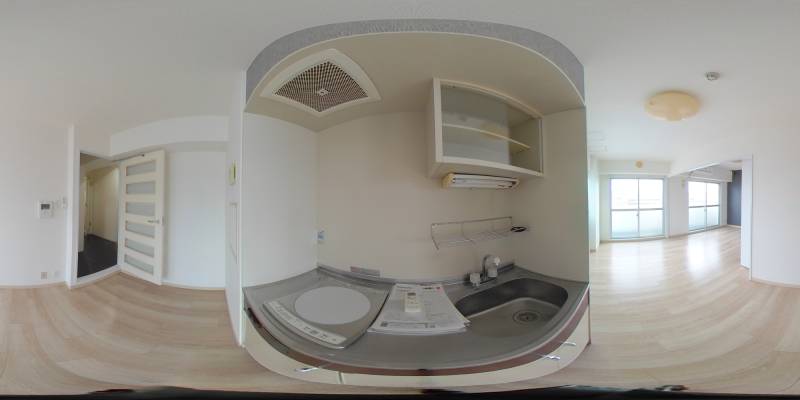 パノラマ画像キッチン