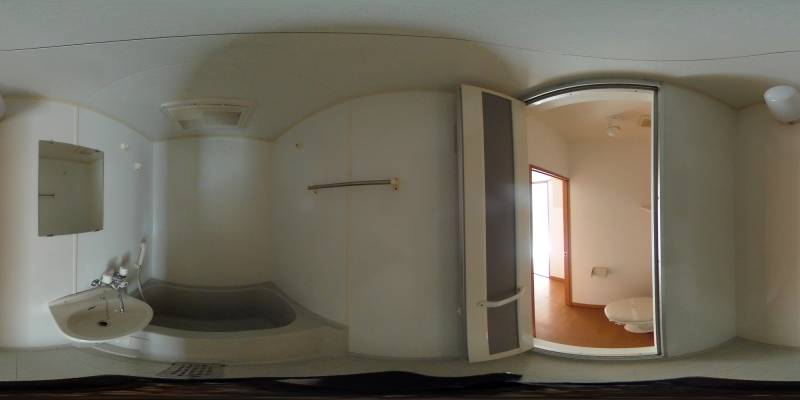 パノラマ画像バスルーム