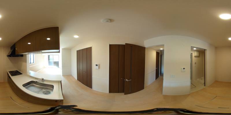 パノラマ画像キッチン