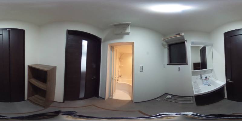 パノラマ画像洗面所