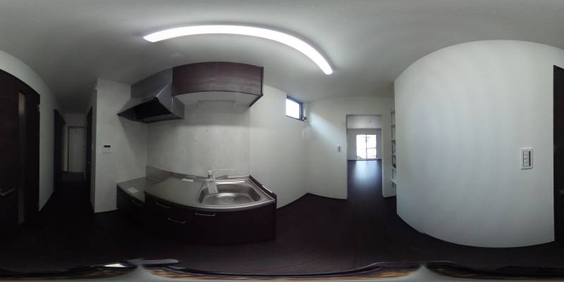 パノラマ画像キッチン