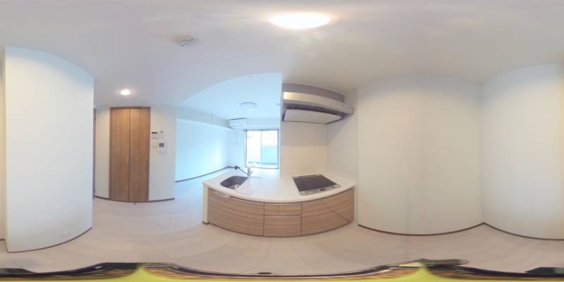 パノラマ画像キッチン