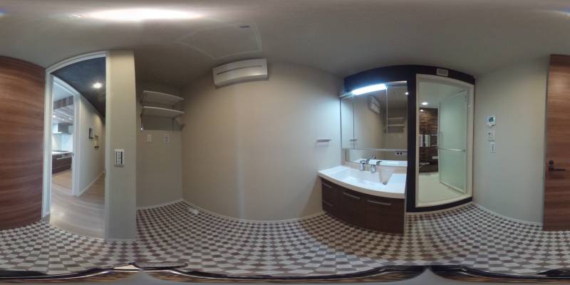 パノラマ画像洗面所