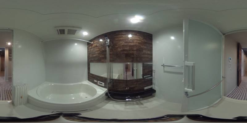 パノラマ画像バスルーム