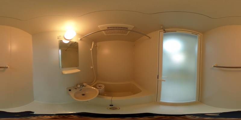 パノラマ画像バスルーム