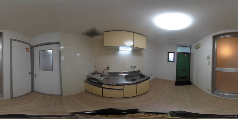 パノラマ画像キッチン