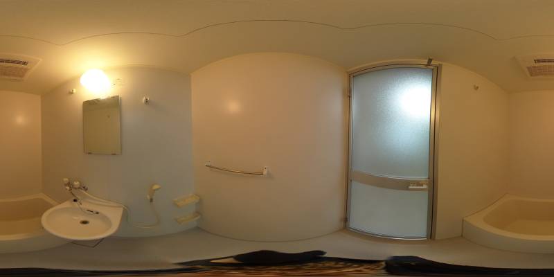 パノラマ画像バスルーム