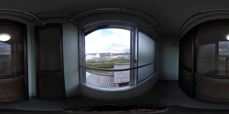 パノラマ画像バルコニー