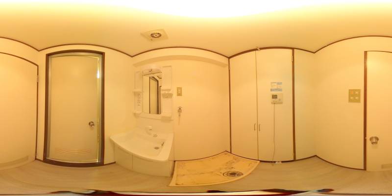 パノラマ画像洗面所