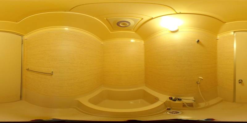 パノラマ画像バスルーム